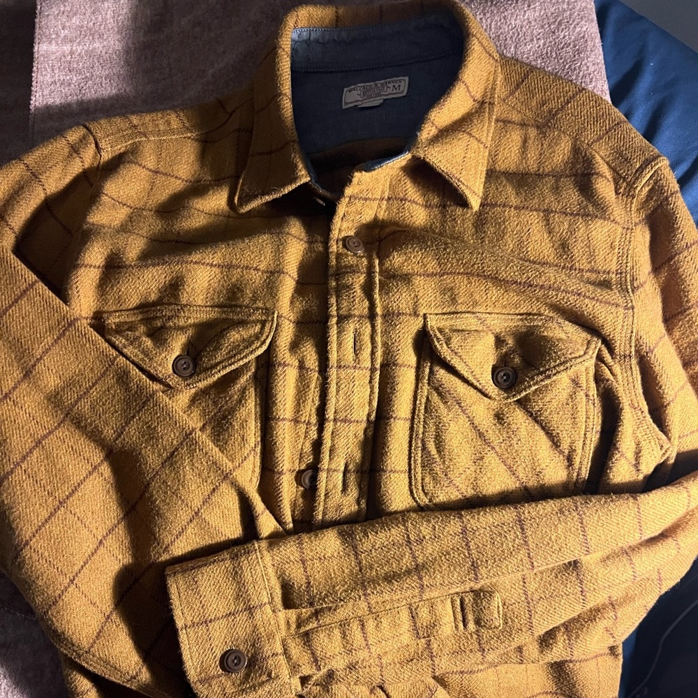 J-Crew Button-Down Flannel “Wallace & Barnes” Workshirt/Overshirt